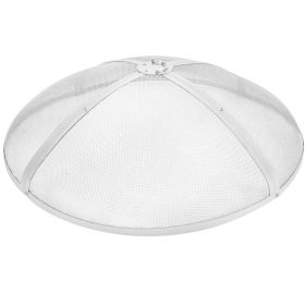 VEVOR Fire Pit Spark Screen Round 36", Reinforced Heavy Duty Steel Metal Cover, Outdoor Firepit Lid