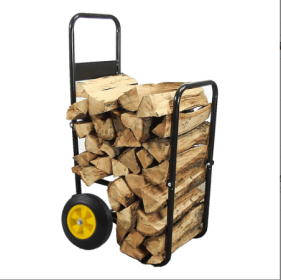 Metal Transport Trolleys (Color: Black)
