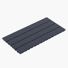 Waterproof, Wear-resistant, DIY Assembly, Garden, Courtyard, Balcony,plastic Flooring (Option: Dark gray)